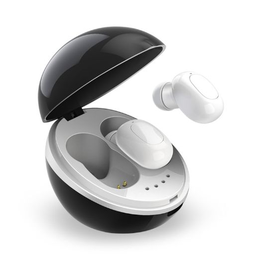 A10 TWS Space Capsule Bluetooth Earphone with Magnetic Box & Lanyard - 1