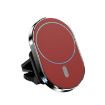 JJT-968 Red Magnetic Car Air Outlet Wireless Charger 15W Max Output - 2
