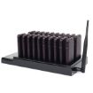 QC100 999 Channel Wireless Paging System with 20 Coaster Pagers, EU Plug - 3