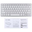 Ultra-thin Wireless Bluetooth Keyboard, French Keys, Silver, for Tablets - 5