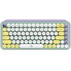 Logitech POP KEYS Bluetooth Mechanical Keyboard - Round Button, Purple - 1