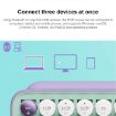 Logitech POP KEYS Bluetooth Mechanical Keyboard - Round Button, Purple - 4
