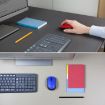Logitech M170 Wireless Mouse, 1000DPI, USB, 2.4G Receiver, Red - 6