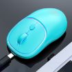 iMICE W-618 Blue Silent Wireless Mouse, 4 Buttons, 1600 DPI, Rechargeable - 1
