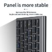109 Three-mode Wireless Bluetooth Keyboard Silver - Compact & Versatile - 6