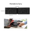 Compact Black Mini Wireless Bluetooth Folding Keyboard - 5