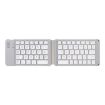 Compact Mini Wireless Bluetooth Folding Keyboard - White | Portable & Sleek - 1