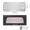 Logitech MX Keys Mini Wireless Bluetooth Backlit Keyboard - Grey - 7