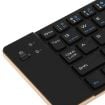 F66 Gold Foldable Bluetooth Wireless Keyboard, 66 Keys, Android/Windows/iOS - 9