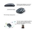 Logitech M185 Wireless Optical Mouse, 2.4GHz, 3-Keys, 1000DPI, Red - 3