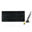 KM-909 Wireless Keyboard & Optical Pen Mouse Set, USB Receiver, Black - 2