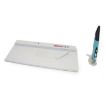 Wireless Keyboard & Optical Pen Mouse Set - KM-808, USB Receiver, White - 3