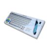 Wireless Keyboard & Optical Pen Mouse Set - KM-808, USB Receiver, White - 5