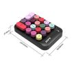 Ajazz AK18 Mini Wireless Numeric Keyboard, Mixed Color Keys, Black - 2