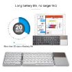 GK408 Silver Wireless Bluetooth Keyboard with Touchpad for Android/IOS/Windows - 6