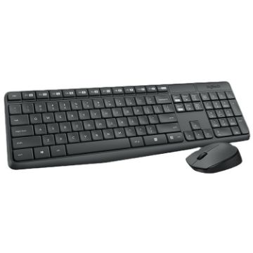 Logitech MK235 Wireless Keyboard and Mouse Set - Compact and Reliable - 1