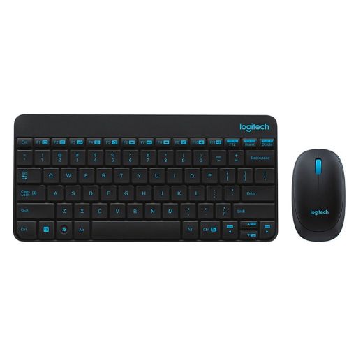 Logitech MK245 Nano Wireless Keyboard and Mouse Set - Black - 1