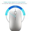 HXSJ M90 Gold Ultrathin Mute Rechargeable Dual Mode Wireless Mouse - 6