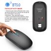 HXSJ M90 Rose Gold Dual Mode Wireless Bluetooth Rechargeable Mouse - 7