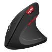 HXSJ T24 Wireless Vertical Ergonomic Mouse, 6 Buttons, 2400 DPI, Black - 2