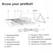 GK608 Ultra-thin Foldable Bluetooth Keyboard, Holder, Android/iOS/Windows - 9