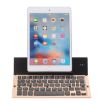 GK608 Gold Ultra-thin Foldable Bluetooth Keyboard, Android/iOS/Windows - 4