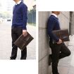 Leather Laptop & Tablet Bag w/ Cable Winder for 15.4" & Below - Coffee - 6