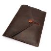 Genuine Leather Laptop Tablet Bag for 15.4" & Below - Yellow - 3