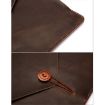 Genuine Leather Laptop Tablet Bag for 15.4" & Below - Yellow - 5