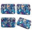 Lisen 13" Sleeve Case for Laptops - Colorful Leaves Design (Blue) - 3
