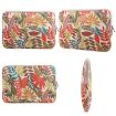 Lisen 13" Sleeve Case for Laptops - Colorful Leaves Design, White - 3