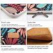 Lisen 13" Sleeve Case for Laptops - Colorful Leaves Design, White - 4