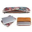 Lisen 13" Sleeve Case for Laptops - Colorful Leaves Design, White - 5