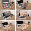 Lisen 13" Sleeve Case for Laptops - Colorful Leaves Design, White - 6