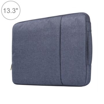 13.3" Denim Laptop Bag for MacBook, Lenovo - Dark Blue, 35.5x26.5x2cm - 1