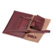 Leather Laptop & Tablet Bag w/ Cable Winder for 11.6" & Below - Wine Red - 3