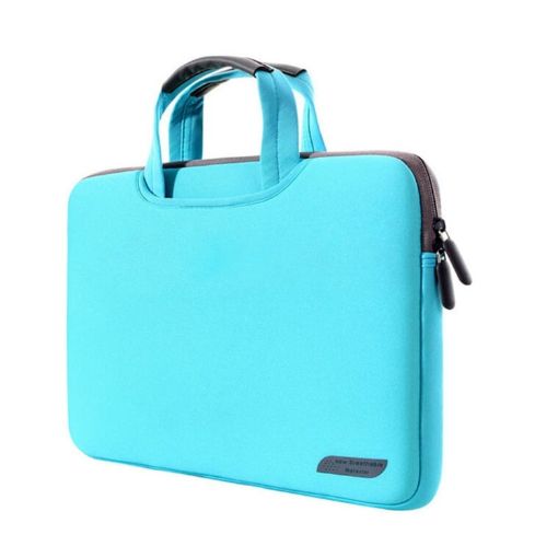 12" Portable Air Permeable Sleeve Bag for Laptops, 32x21x2cm, Green - 1