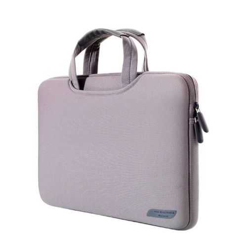 12" Portable Air Permeable Sleeve Bag for Laptops, 32x21x2cm, Grey - 1