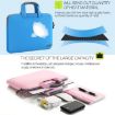 12" Magenta Sleeve Bag for MacBook & Lenovo Laptops, 32x21x2cm - 4