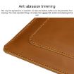 Genuine Leather Laptop Tablet Zipper Bag for 13.3" & Below - Yellow - 5
