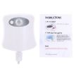 Motion Sensor LED Toilet Seat Light - 8 Colors Night Light Lamp - 6