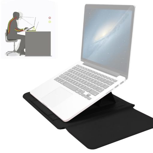 Universal 4-in-1 Waterproof PU Leather Laptop Bag Set for 15" Laptops - 1