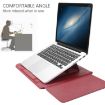Universal Waterproof PU Leather Laptop Bag Set for 15" Laptops, Dark Blue - 5