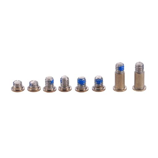 MacBook 12" A1534 Case Screws Set (8 pcs: 2 Long, 6 Short) Gold - 1
