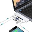6-in-1 USB-C Hub Adapter: 5Gbps, 2 USB 3.0, SD/TF Slots for MacBook - 1
