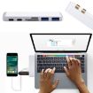 6-in-1 USB-C Hub Adapter: 5Gbps, 2 USB 3.0, SD/TF Slots for MacBook - 8