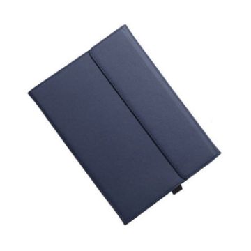 Surface Pro 7/7+ Blue Leather Case with Pen Slot & Holder - 1