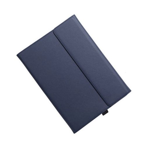 Surface Pro 7/7+ Blue Leather Case with Pen Slot & Holder - 1