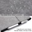 Surface Pro 7/7+ Grey Leather Case with Pen Slot & Power Supply Bag - 6