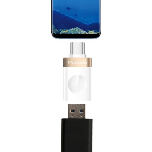 Mcdodo OT-1942 USB-C to USB 3.0 OTG Adapter - Gold - 1